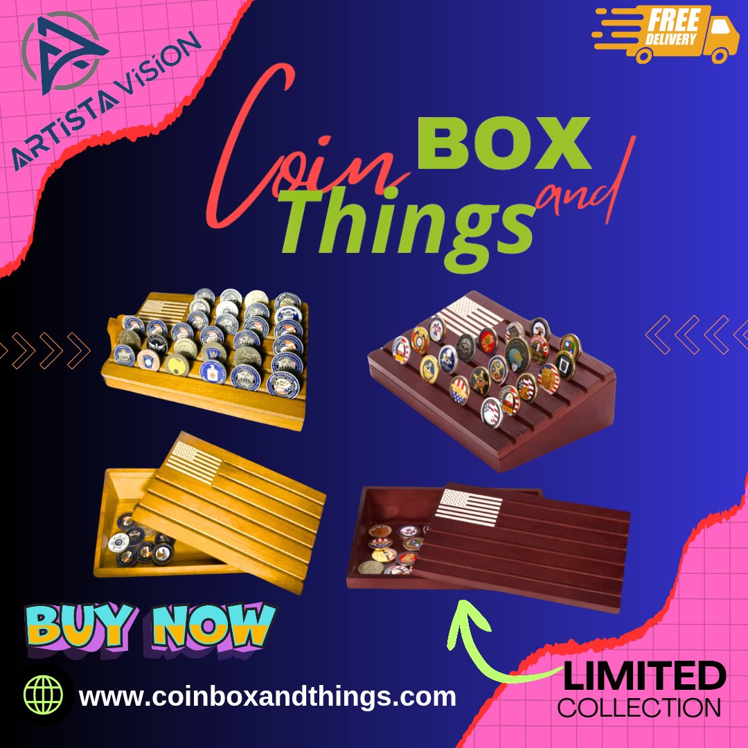 coinboxandthing's tweet photo. ✨ Premium Challenge Coin Displays – Durable, stylish, and perfect for collectors.

🌐 Shop Now: https://t.co/XsdklyjJRm

Upgrade your collection today with the best in coin displays!

#ArtistaVision #ChallengeCoinDisplay #BestProducts #CollectorsChoice #ShopNow https://t.co/SbAiGLPuCW
