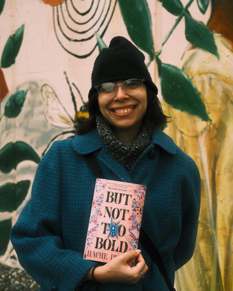 boricuareads's tweet photo. Happy release day to BUT NOT TOO BOLD by Hache Pueyo @hachepueyo!! Many thanks to @tordotcompub for the finished copy of this sapphic monster novella from a wonderful Argentine-Brazilian writer 🫶🫶🫶 and thanks to @FoodieSpace for being a great photographer 🥰
#ReadLatinx https://t.co/HxT92DhB25