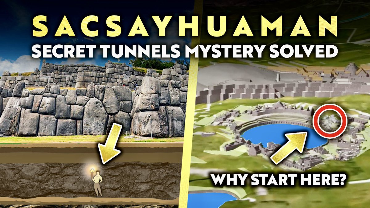 **NEW VIDEO** Sacsayhuaman Secret Tunnels: WHY Were They REALLY Built? Watch now and please subscribe: youtu.be/wf94kAhGQeQ