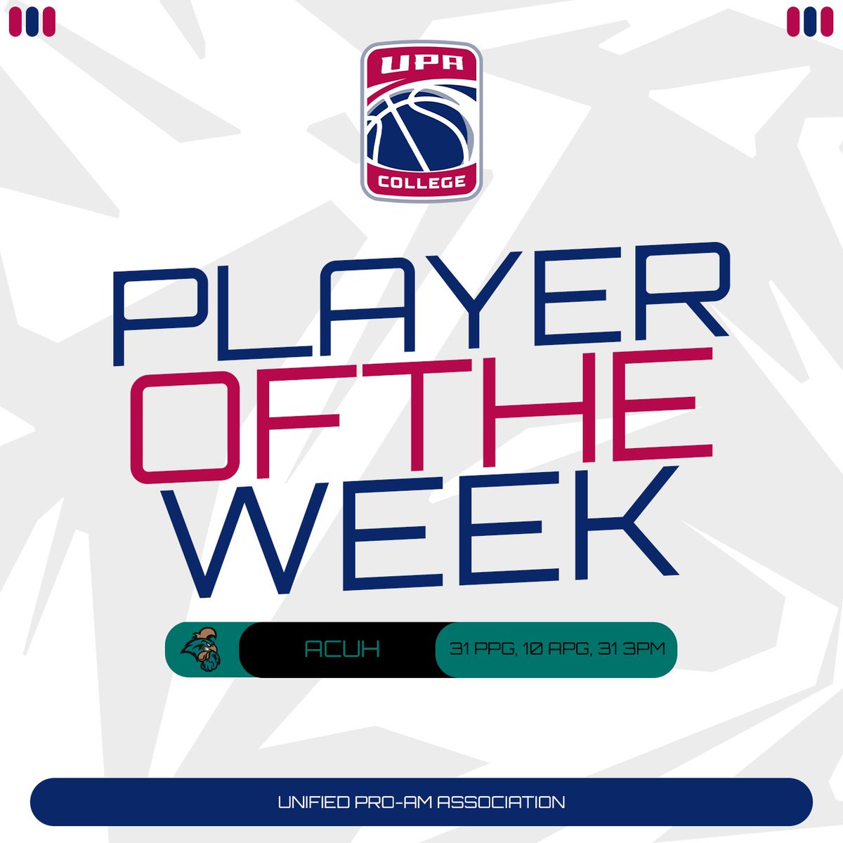 🚨 PLAYER OF THE WEEK - WEEK 2 🚨

ACUH (<a href="/SotoBaseball27/">Alex</a> ) went OFF for Coastal Carolina (<a href="/EsportsCoastal/">Coastal Esports</a>  ), putting up ridiculous numbers in Week 2! 🔥🎯

🔥 31 PPG | 🎯 31 3PM | 🎯 10 APG (4 games)

Who will get it Week 3 where Conference games start? 👀🏀
