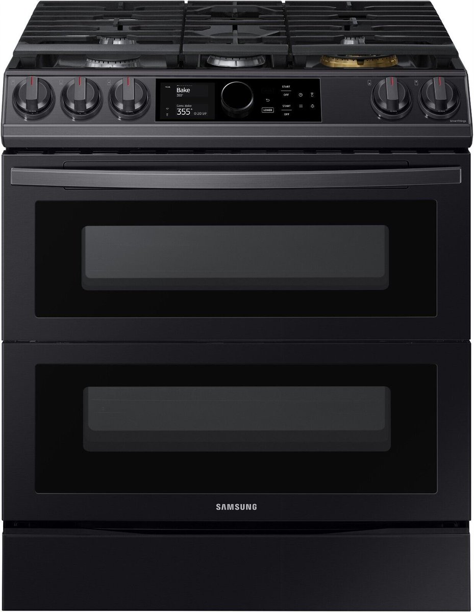 cooker9471's tweet image. Samsung 30&quot; Dual Fuel Smart Range, 5 Burners  - range-cooker-reviews.com/products/samsu… #CookingCommunity