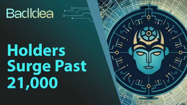 In a relentless wave of adoption, BadIdea.ai has gained thousands of new holders in just a matter of days badideas.ai/ai-and-altcoin…