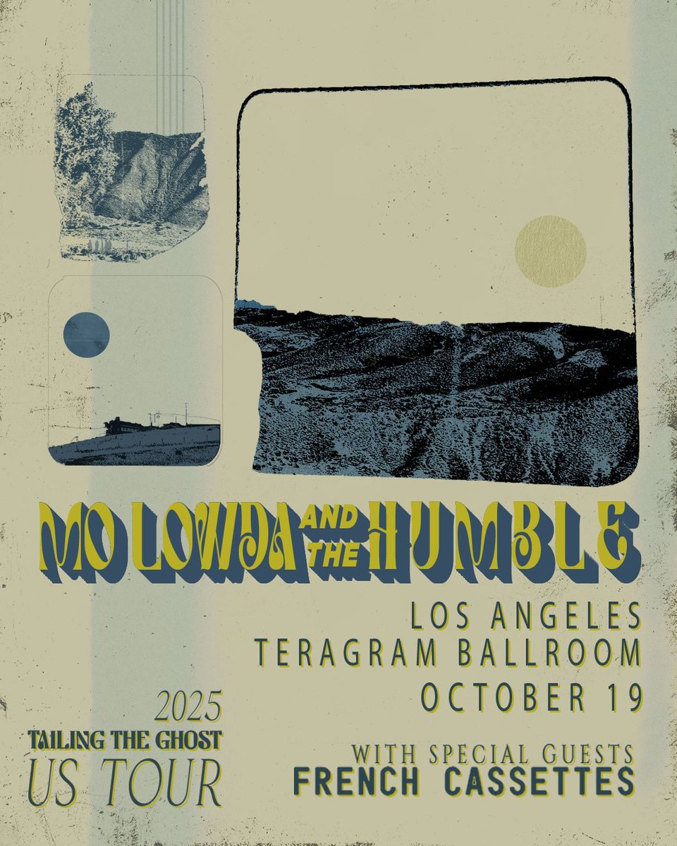 ✨ Get ready for a night of energetic indie-rock with Mo Lowda &amp; the Humble at Teragram Ballroom on October 19. Joined by special guests, French Cassettes. Tickets on sale on February 14 at teragramballroom.com