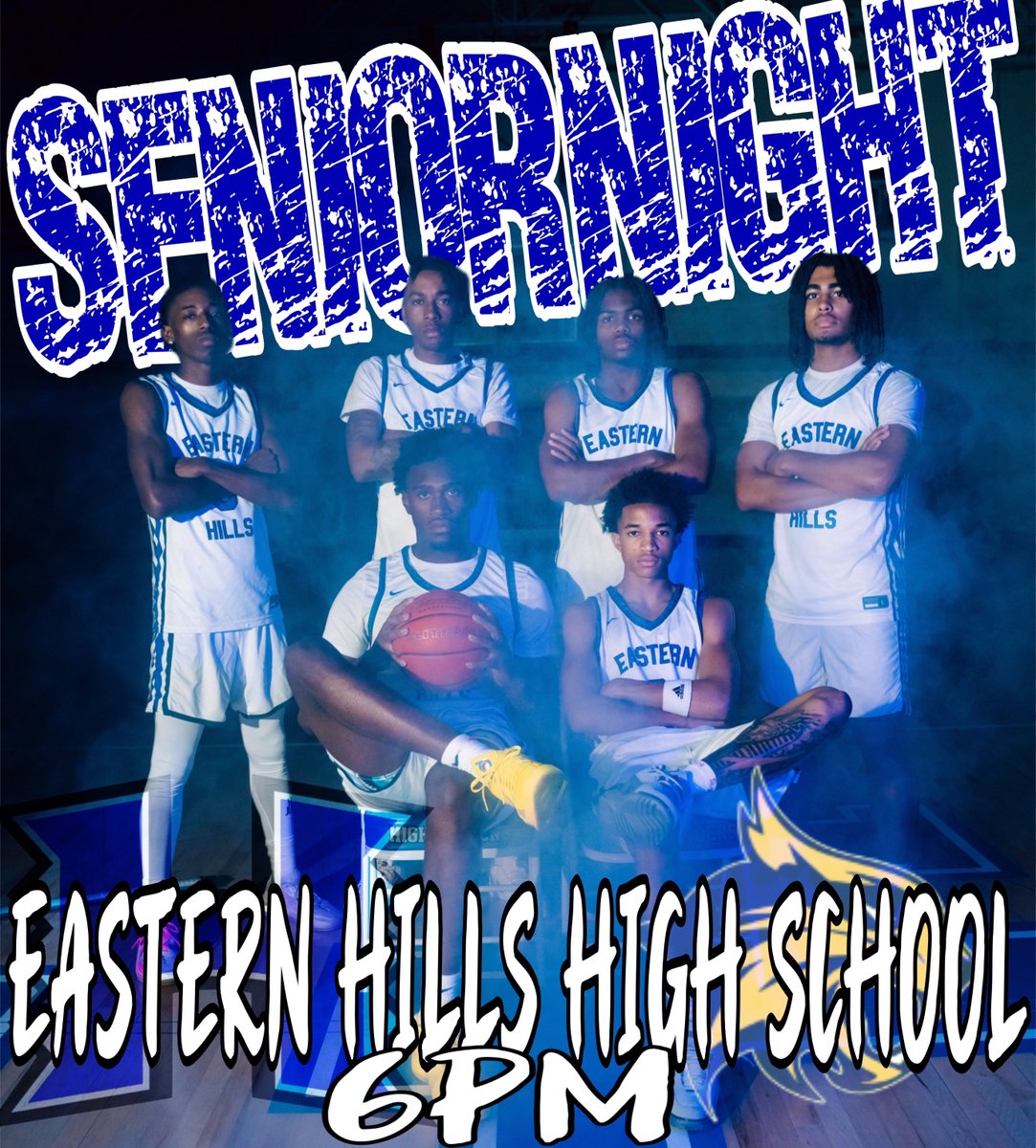 EHHS Athletics (@ehhs_sports) on Twitter photo 🚨GAMEDAY🚨
Highlander 🏀 Senior Night tonight‼️Come out to the last home game of the season and show these Seniors off the Eastside way 🔵⚔️⚪️ #hills #5701Shelton #ProtectTheBrand
@easternhillshs <a href="/EHills_BB/">Eastern Hills Boys Basketball</a> @fwisdathletics <a href="/CoachCal_AD/">JJ Calderon</a> <a href="/CoachAtlas1/">Amanda Cofer</a> <a href="/Raragon_AsstAD/">Romelia Aragon</a> <a href="/AD_DrLisa/">Lisa L Langston, PhD</a> 🚨GAMEDAY🚨
Highlander 🏀 Senior Night tonight‼️Come out to the last home game of the season and show these Seniors off the Eastside way 🔵⚔️⚪️ #hills #5701Shelton #ProtectTheBrand
@easternhillshs <a href="/EHills_BB/">Eastern Hills Boys Basketball</a> @fwisdathletics <a href="/CoachCal_AD/">JJ Calderon</a> <a href="/CoachAtlas1/">Amanda Cofer</a> <a href="/Raragon_AsstAD/">Romelia Aragon</a> <a href="/AD_DrLisa/">Lisa L Langston, PhD</a>