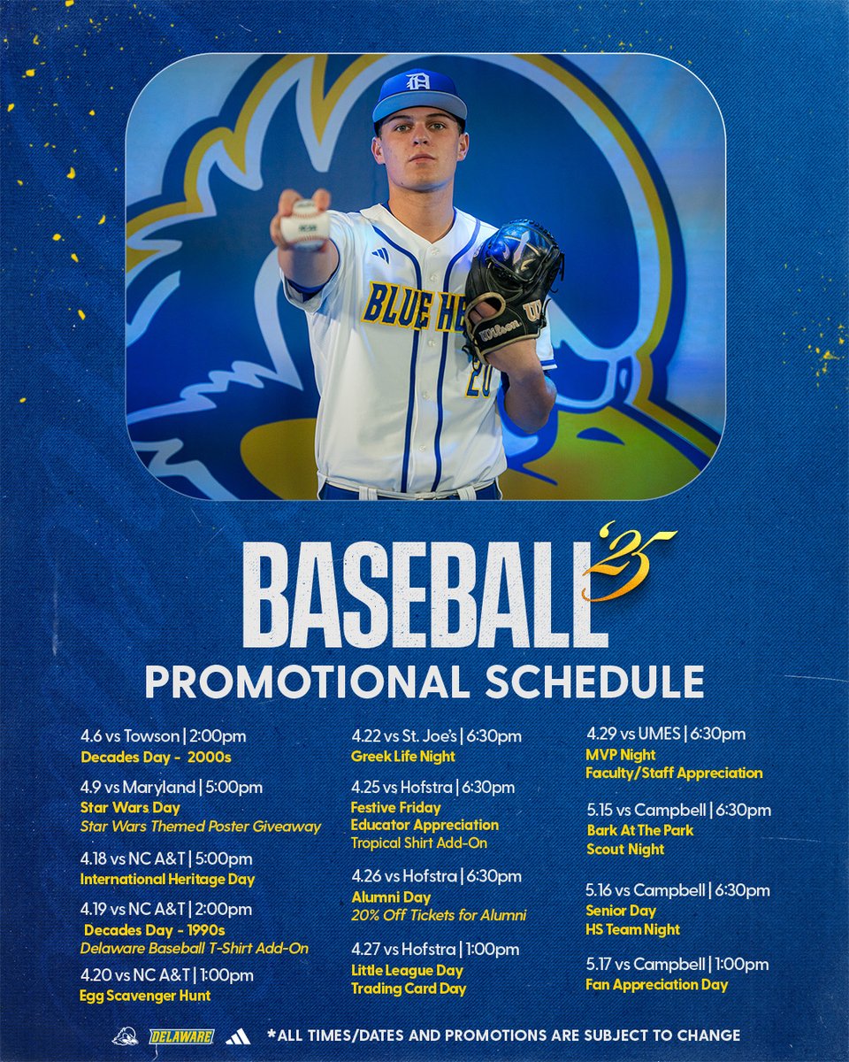 Delaware Baseball tweet media