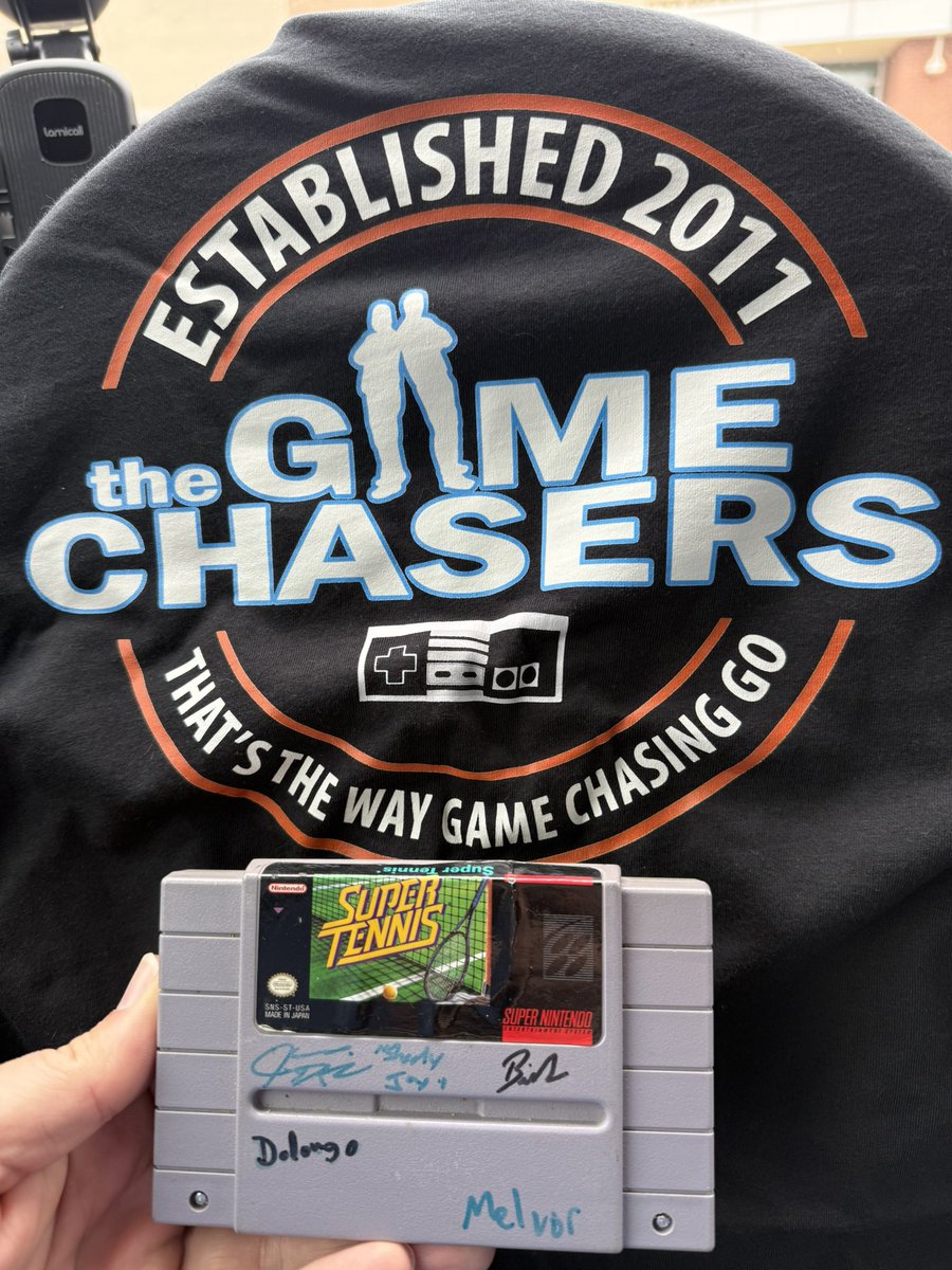 Thanks Billy!  <a href="/thegamechasers/">the Game Chasers</a> the shirt is awesome.