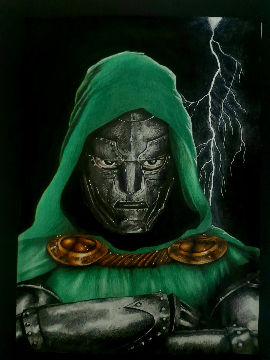 -Se o quarteto fantástico está chegando, com certeza ele também estará...dr Destino!!!

- If the fantastic four are coming, he will certainly be there too...
dr Doom!!!
#FantasticFourFirstSteps #quartetofantastico #draw #artes #difusos #marvel #artist #avengers #desenhos #drawing