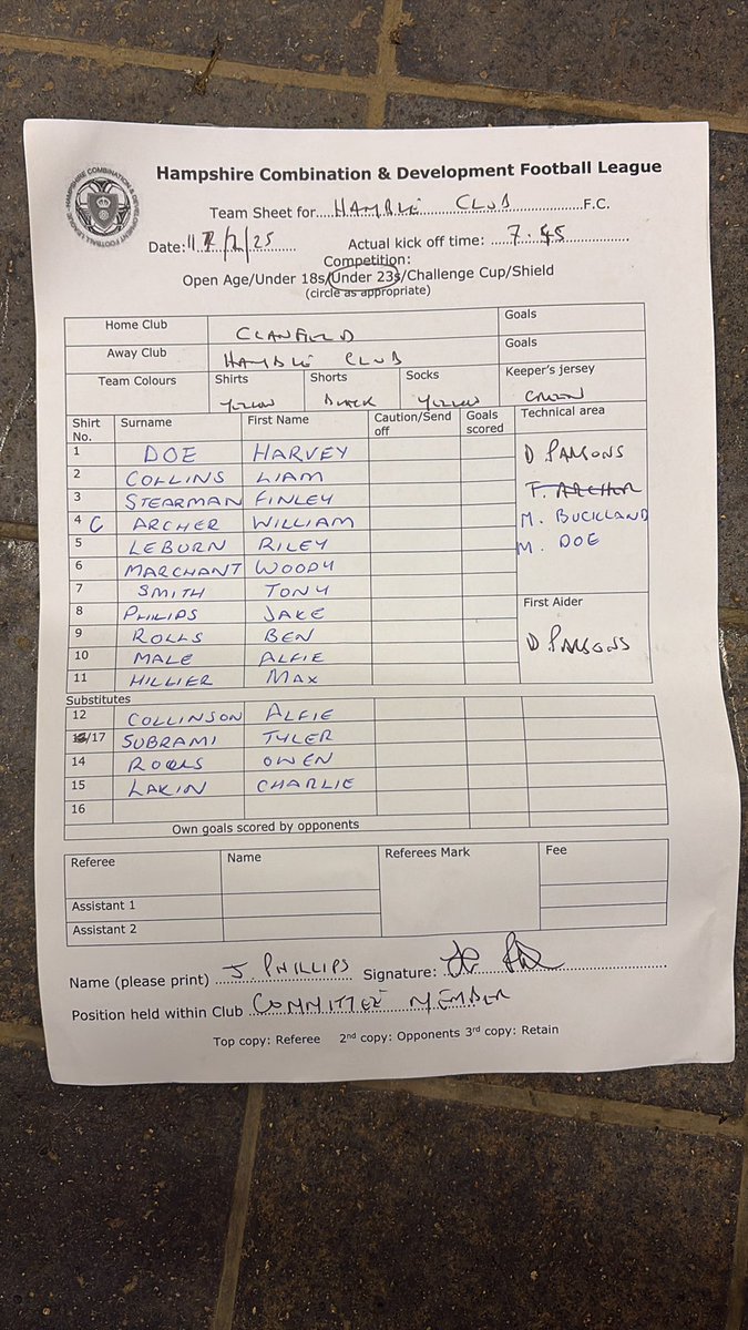 Hamble Club FC U23s tweet media