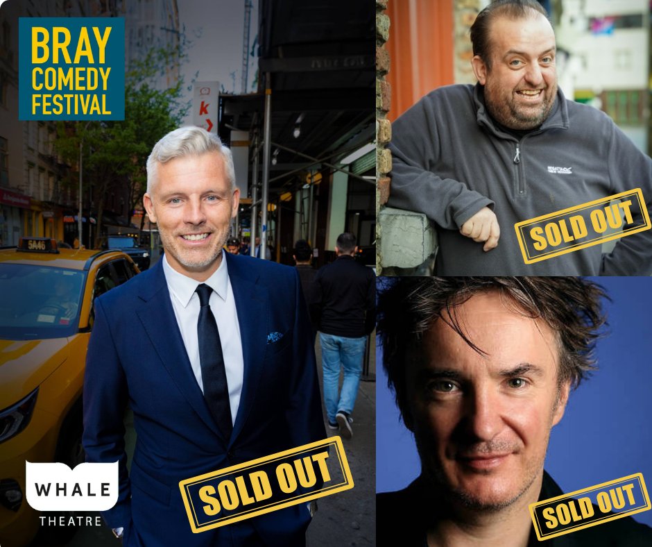 The Whale Theatre 🐳 (@whaletheatre) on Twitter photo The fun starts early this weekend as we welcome Des Bishop tomorrow night to kick off our performances as part of <a href="/BrayComedyFest/">Bray Comedy Festival</a>
If you managed to grab a hot ticket for Des, Karl Spain or Dylan Moran, our doors will be open from 7pm. We can’t wait to welcome you! ⭐️ The fun starts early this weekend as we welcome Des Bishop tomorrow night to kick off our performances as part of <a href="/BrayComedyFest/">Bray Comedy Festival</a>
If you managed to grab a hot ticket for Des, Karl Spain or Dylan Moran, our doors will be open from 7pm. We can’t wait to welcome you! ⭐️