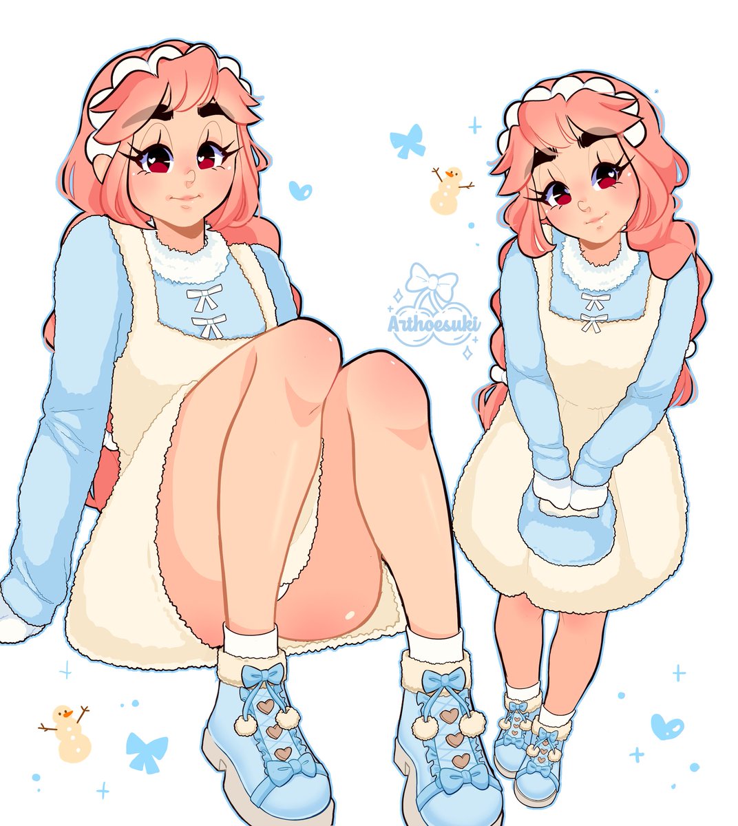 Mochi ☃️ staying cozy in this winter weather
#originalcharacter