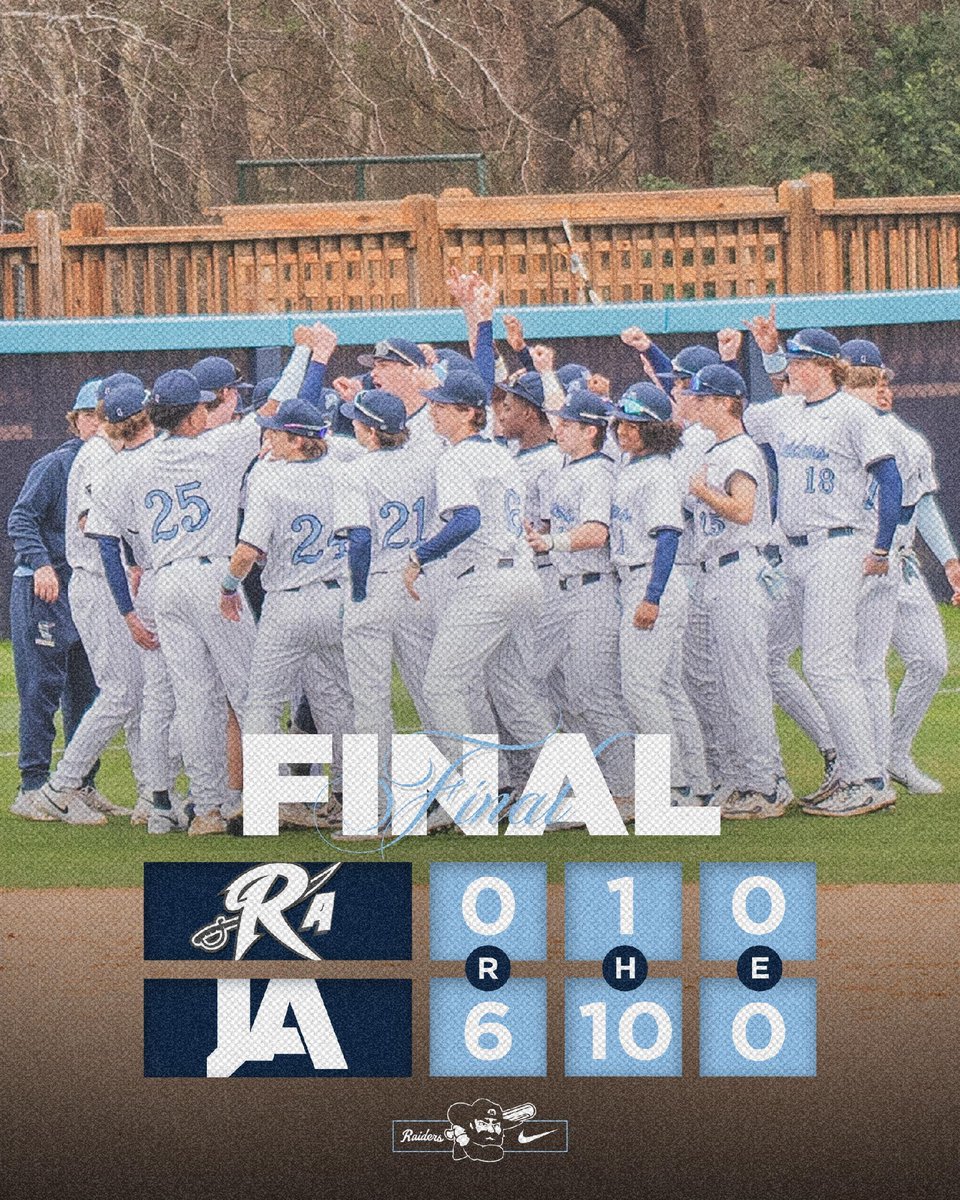 The Raiders started the Corey Dickerson era off with a 6-0 victory over Riverfield Academy. Justin Word (3), Foster Meacham (2) and Jed Rodden (2) all had multi-hit games, while Meacham and Rodden both drove in two. Foster picked up the win on the mound and Parker Orr earned t...