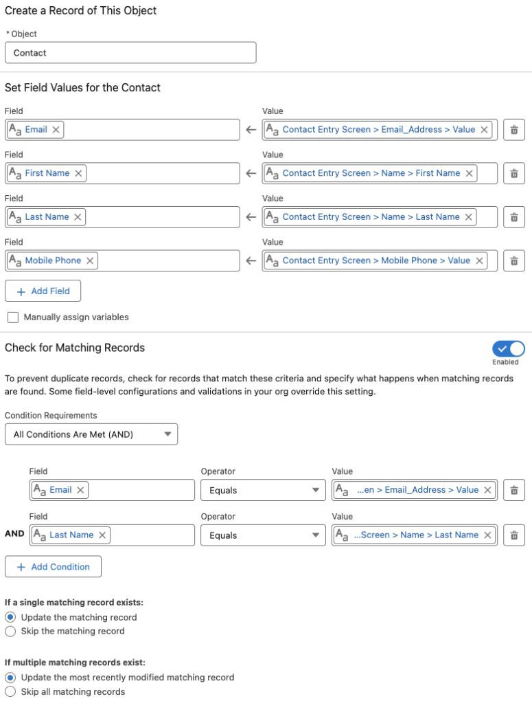enginutkan's tweet photo. #Salesforce admins! Check for a matching record before creating, with options to update or skip duplicates—saving time and minimizing errors.
Learn how to apply this to your #automation !
Read the full guide here 👉🏼 https://t.co/88qY8bmjT9
#SalesforceAdmins https://t.co/3g5u1bFjgy