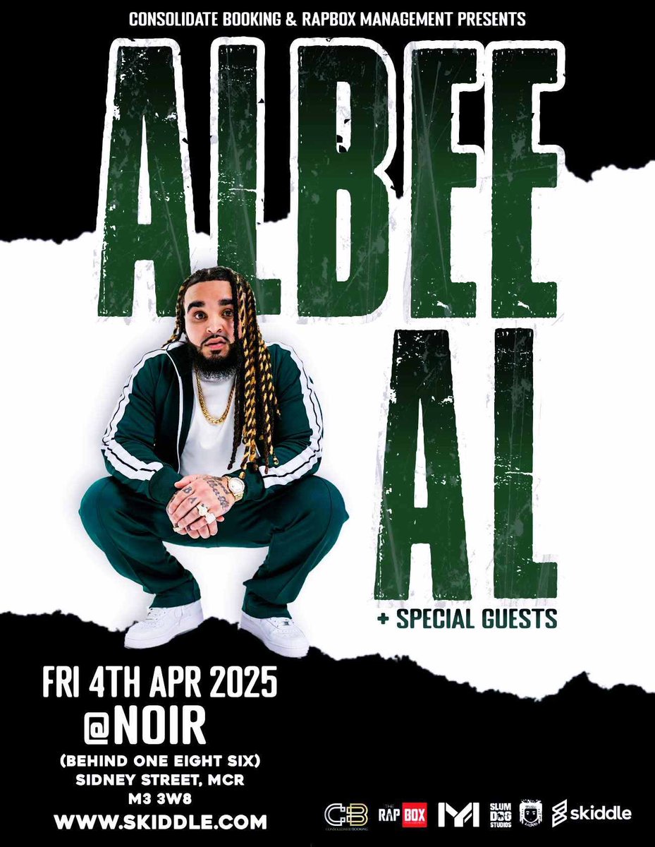 LIVE in Manchester for the very FIRST time in the UK 🇬🇧 Straight from Jersey City!! 

Limited Tickets On Sale NOW 🎟🎟

skiddle.com/e/40634147