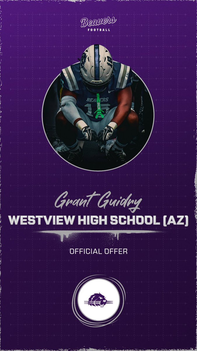 Grant Guidry (@grant_guidry2) on Twitter photo After a great conversation with <a href="/CoachAmos03/">James Amos ✝️</a>, I am blessed to say I have earned an offer from Bluffton University. <a href="/BlufftonFB/">Bluffton Football</a> Go Beavers!!!
<a href="/Elev8QBacademy/">Mike Giovando</a> <a href="/elev8academy/">Elev8 Sports Academy</a> <a href="/Coach_Moran12/">Sean Moran</a> <a href="/Coach_Swift81/">Devin Hannah</a> <a href="/Kennedy73/">Jimmy GRIZZ Kennedy</a> <a href="/AZGridironClub/">GCS Gridiron Club</a> <a href="/azc_obert/">Richard Obert</a> <a href="/gridironarizona/">Gridiron Arizona</a> <a href="/PrepRedzoneAZ/">Prep Redzone Arizona</a> After a great conversation with <a href="/CoachAmos03/">James Amos ✝️</a>, I am blessed to say I have earned an offer from Bluffton University. <a href="/BlufftonFB/">Bluffton Football</a> Go Beavers!!!
<a href="/Elev8QBacademy/">Mike Giovando</a> <a href="/elev8academy/">Elev8 Sports Academy</a> <a href="/Coach_Moran12/">Sean Moran</a> <a href="/Coach_Swift81/">Devin Hannah</a> <a href="/Kennedy73/">Jimmy GRIZZ Kennedy</a> <a href="/AZGridironClub/">GCS Gridiron Club</a> <a href="/azc_obert/">Richard Obert</a> <a href="/gridironarizona/">Gridiron Arizona</a> <a href="/PrepRedzoneAZ/">Prep Redzone Arizona</a>