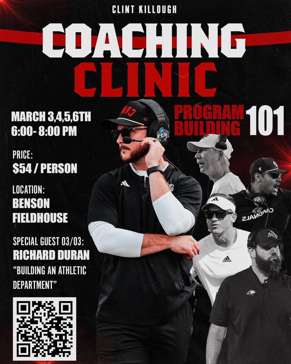 Coach_Dunn98's tweet image. Come learn from the best in the business #TheWord