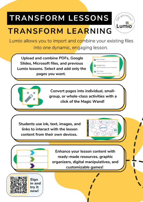KISD Secondary Tech (@kisdsectech) on Twitter photo Elevate your lessons by transforming Google Slides or PowerPoint presentations into dynamic, engaging experiences with <a href="/LumioSocial/">Lumio ๐</a> #TeachingWithTech. Elevate your lessons by transforming Google Slides or PowerPoint presentations into dynamic, engaging experiences with <a href="/LumioSocial/">Lumio ๐</a> #TeachingWithTech.