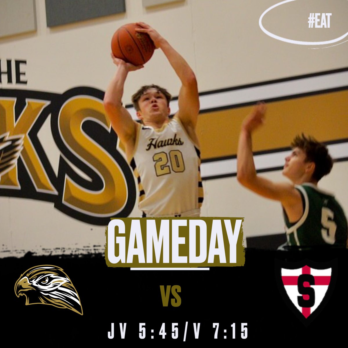 🏀 GAMEDAY! 
🆚 Shanley Deacons
📍 Fargo Shanley HS
📺 Youtube - Shanley TV
⏰ 8A: 5:00/JV: 5:45/Varsity: 7:15
⏰ C: 5:00 @ Kindred/9B 7:00 @ Wahpeton
#EAT