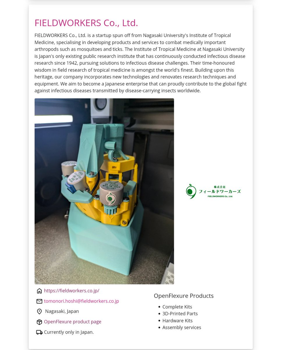 fieldworkers_jp's tweet image. 株式会社フィールドワーカーズはOpenFlexureのベンダーリストに加わりました。3Dプリンターとラズパイ、Arduinoで作る電動顕微鏡🔬、なかなかワクワクしますよ💗

そこのあなた、お一つ、いかがですか？！

#OpenFlexure 
#3DP 
#3DPrinter 
#OpenSource 
#prusa