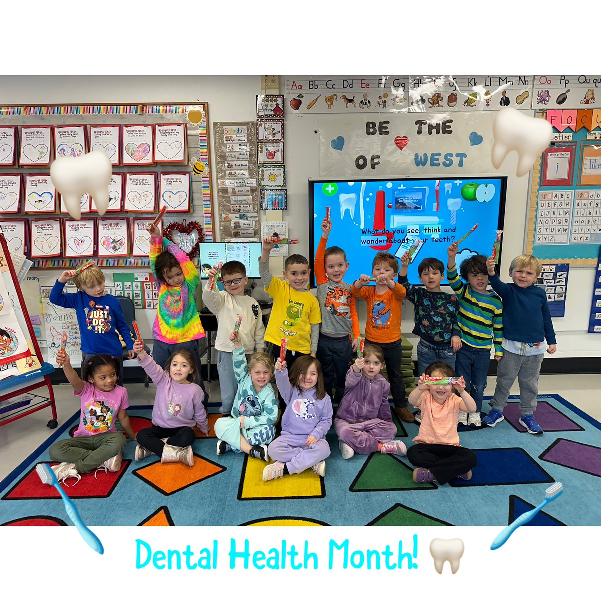 Jessica Biscardi (@msjschairer) on Twitter photo Pre-k is learning about Dental Helath Month for the month of February! Thank you <a href="/Colgate/">Colgate Smile</a> for sending us toothbrushes to take home. πͺ₯π¦· <a href="/WestSchoolLBNY/">West School</a> Pre-k is learning about Dental Helath Month for the month of February! Thank you <a href="/Colgate/">Colgate Smile</a> for sending us toothbrushes to take home. πͺ₯π¦· <a href="/WestSchoolLBNY/">West School</a>