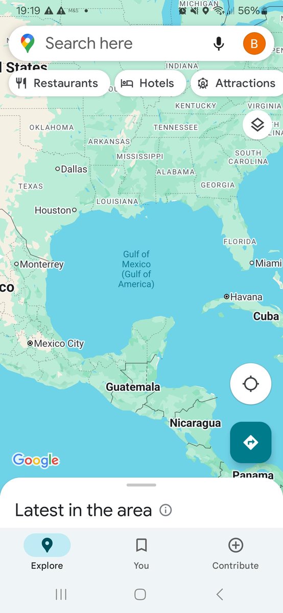 BexBrown84's tweet photo. @Barkiologist @googlemaps @Apple It's still Gulf of Mexico on Google maps in the UK. https://t.co/avwooTYHPX