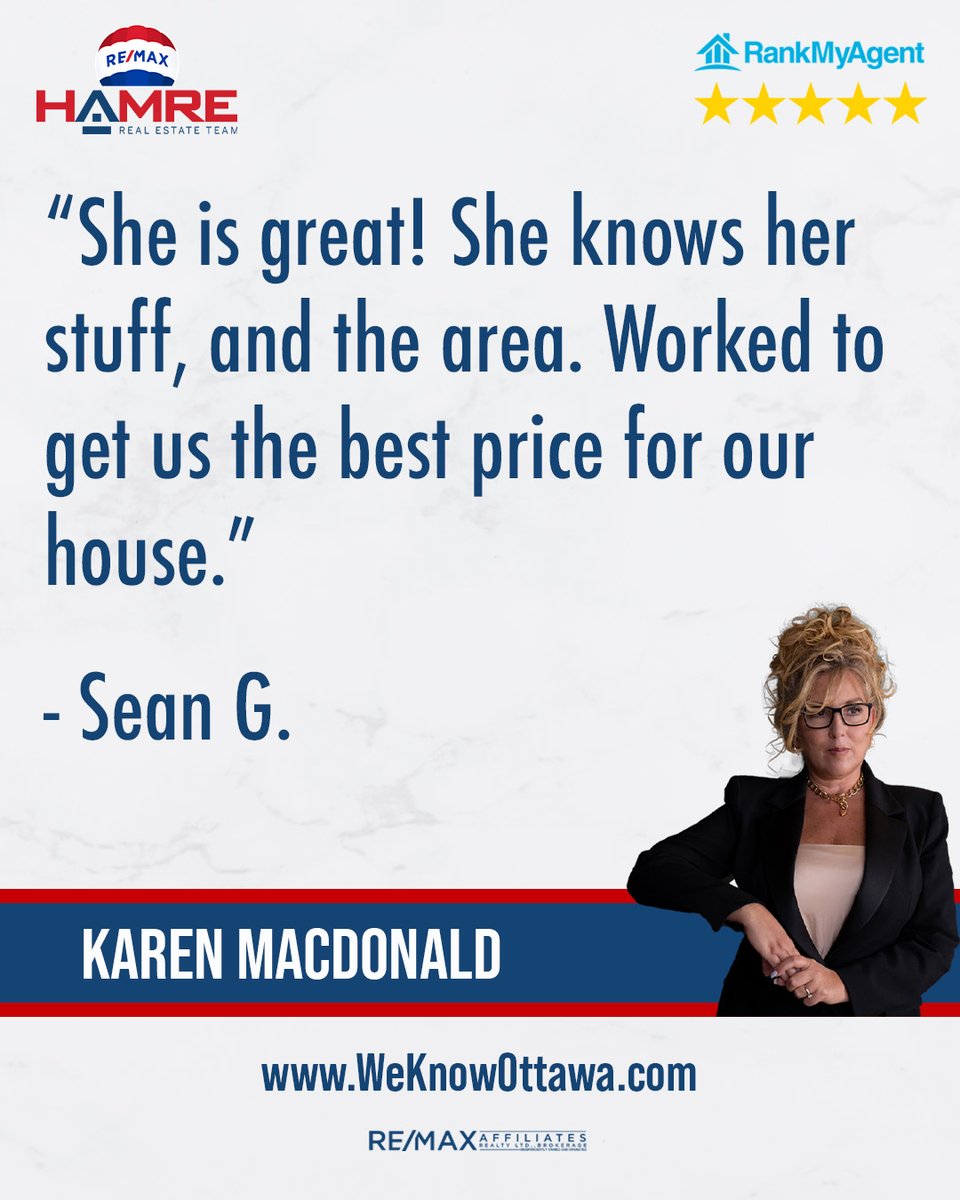 HamreREMAX's tweet photo. Should selling your home be stressful? 👀
It does not have to be. Especially when you have a great agent working with you! 📣
📍Here’s the story from an awesome experience in Ottawa.
To learn more visit https://t.co/cOyOeVk2KU
#RankMyAgent #MyOttawa #OttawaRealtorReviews https://t.co/18bnQG0jrt