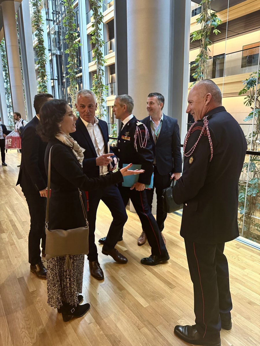 hadjalahbib's tweet image. How can we better support firefighters, first responders & engage citizens in risk preparedness?
Good talk with the EP Intergroup for Resilience, Crisis Management & Civil Protection over these issues.
And a big thank you to emergency services on #112Day for their dedication!