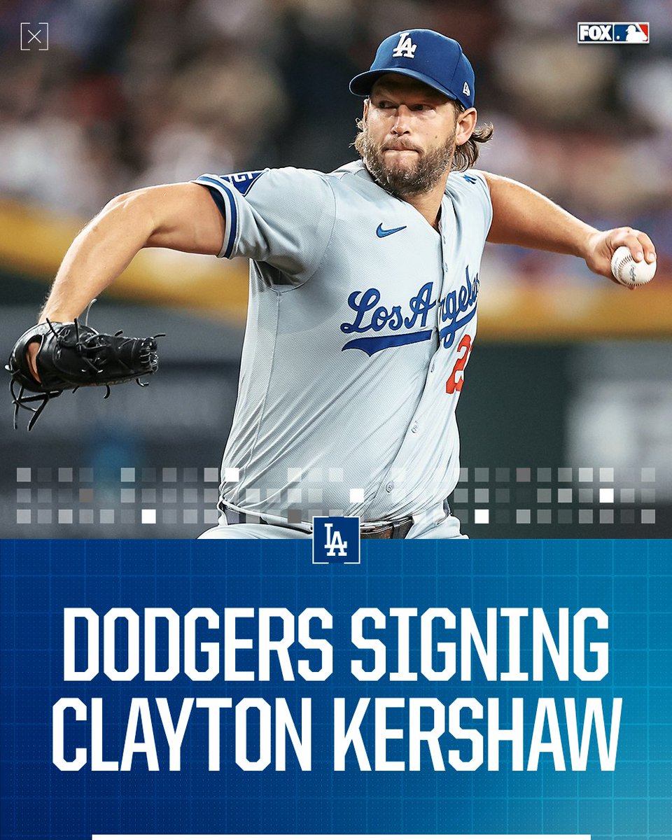 The Dodgers have agreed to a contract with Clayton Kershaw, per multiple sources. The signing will become official once he has completed his physical