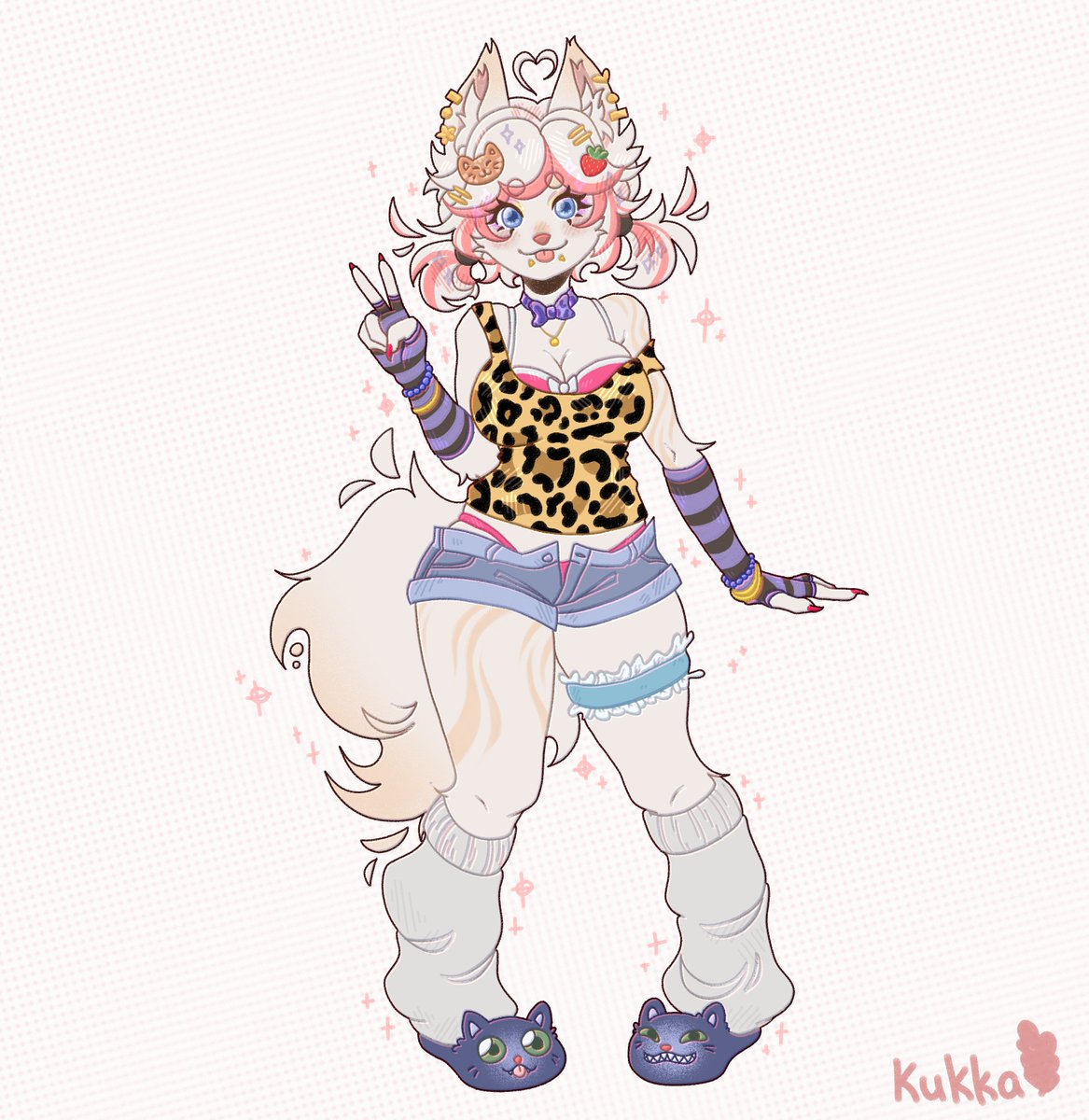 redisign my sona

#art #furrygirl #furrycat #cute #pink #silly #cat #fur #furryartist
