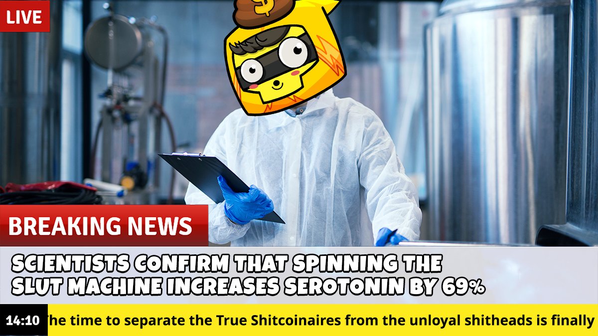🚨 BREAKING: Scientists confirm that spinning the Slut Machine increases serotonin by 69%.

Not financial advice. Just straight facts.

🔄💸💀🎰