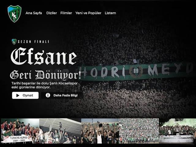kocaelisporXspc's tweet photo. Netflix 🎥

“Efsane Geri Dönüyor ! “ https://t.co/fTHwXQhVyh