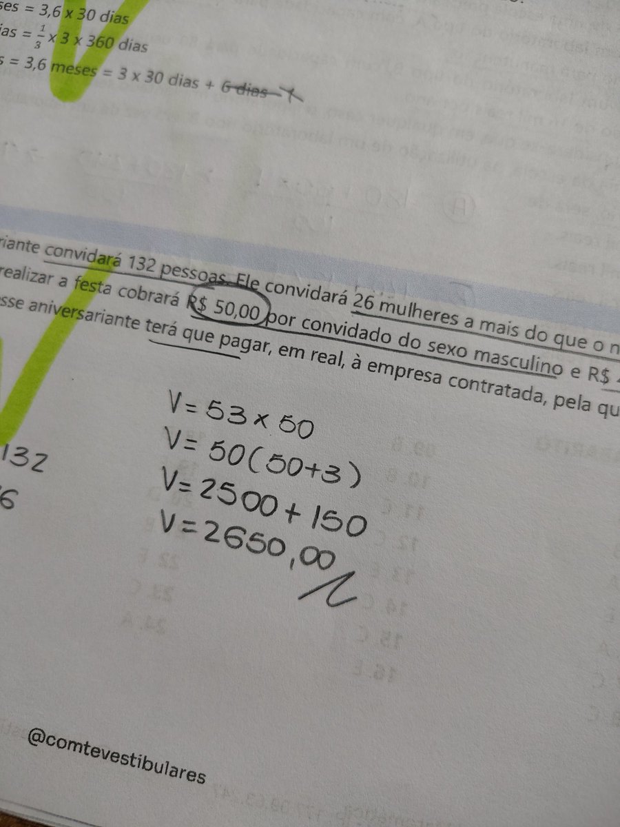 iestudiesbr's tweet image. Aplicando as técnicas de resolução que aprendi nas aulas de cálculo mental, eu consegui fazer 40 questões de matemática em 1h50 kkkkkkkkkkkkkkkkkkkkkkk vou conseguir diminuir o tempo de prova 🙏🏼