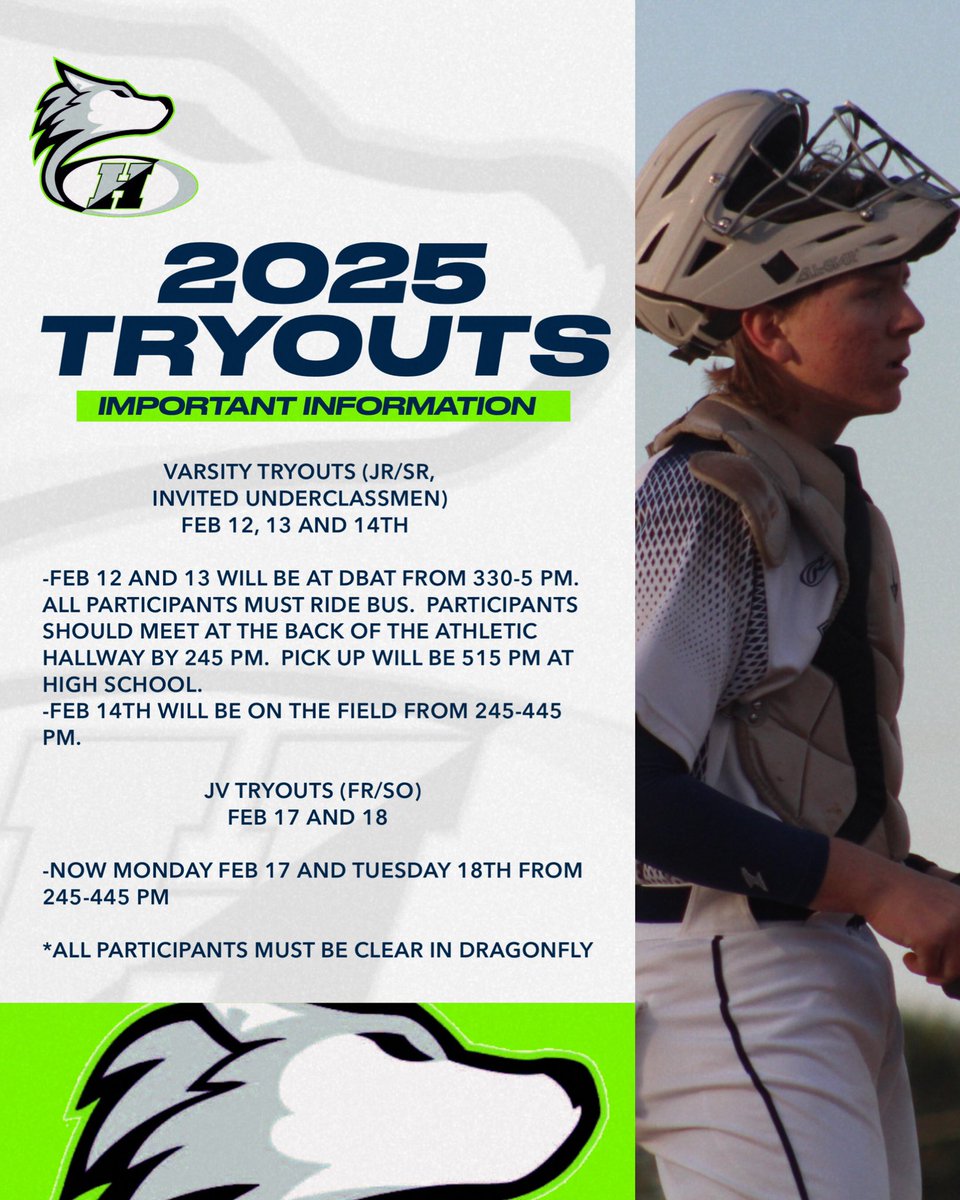 🚨TRYOUTS UPDATE🚨