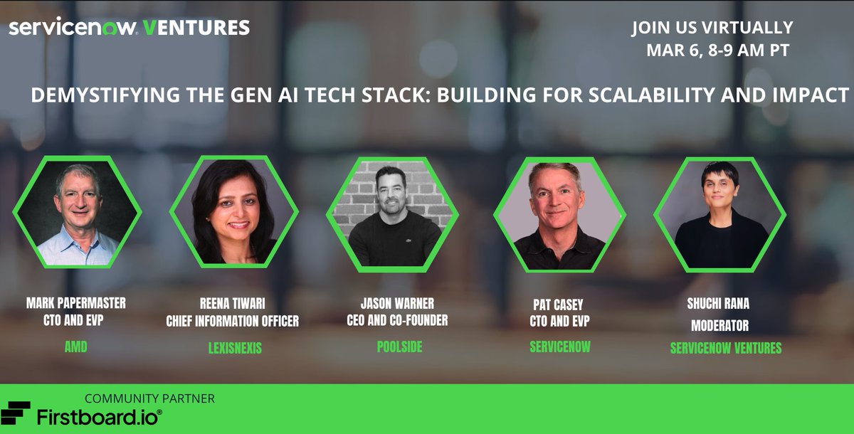 💡 We’ll Cover:

✅ The essential layers of the #GenAI stack – #compute, #models, #applications, and #governance
✅ #ScalingAI in #enterprise environments: Challenges &amp; best practices
✅ The future of #AIinfrastructure and innovation

📍 Register: lnkd.in/gHYSDUDt