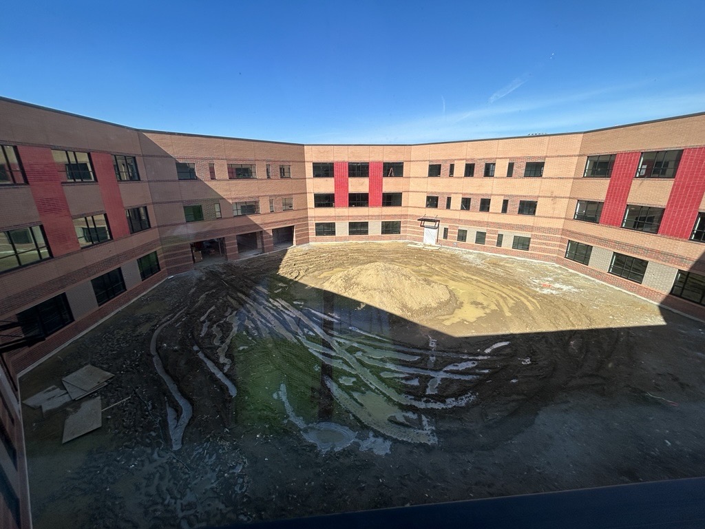 Progress is moving forward in Clermont County! The new middle school for <a href="/Milford_Schools/">Milford Schools</a> is coming along nicely, as you can see from these great photos by Project Manager Paul Motylinski. This new 206,800-square-foot learning facility is slated to open in August. #WeAreMILFORD
