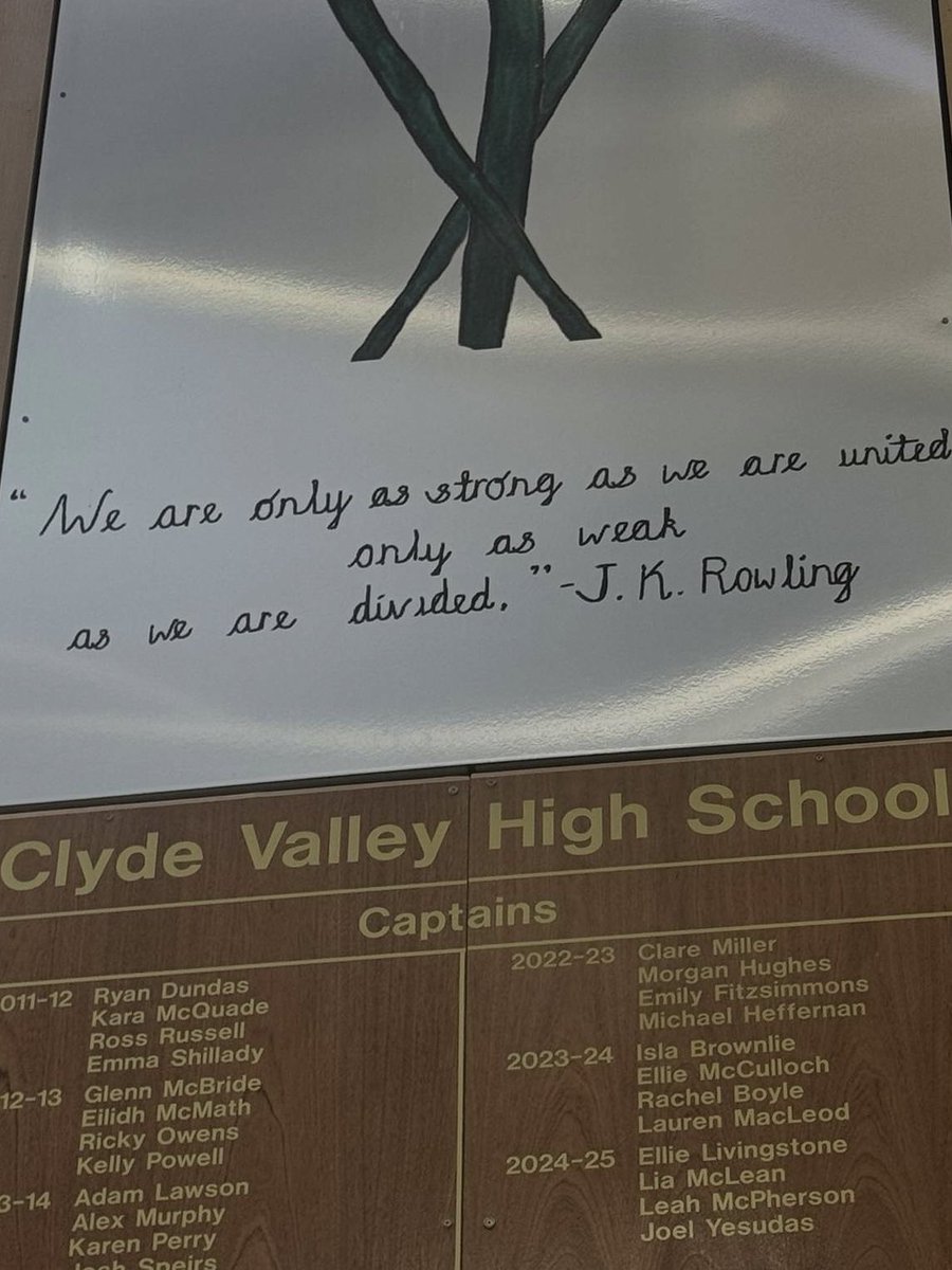 We are feeling super grateful as our names have finally been engraved on the Captains board for the year of 2024-25 alongside previous school captains within our school!🎓⭐️✨ #valleyvalues #clydevalley