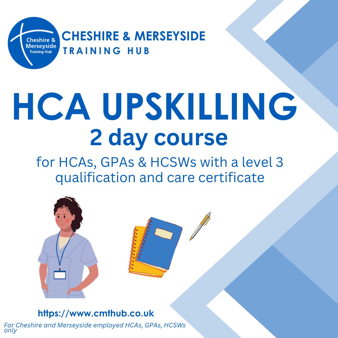 CALLING ALL HEALTHCARE ASSISTANTS, GPAs &amp; HCSWs📢

Are you a HCA, GPA or HCSW employed in Cheshire and Merseyside Primary Care, Level 3 qualified with a care certificate and looking to upskill? Join us in 2025 on a 2 day upskilling course.
Email us to learn more!

<a href="/OneWirralCIC/">One Wirral CIC</a>