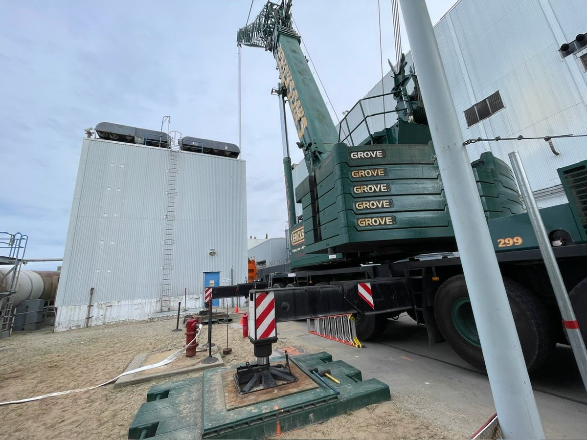 HECOInc's tweet photo. Behind-the-scenes photos of one of the very cool projects we've been working on! These past few months, HECO has been leading the effort for removing and rewinding two large vertical pump motors from a nuclear customer. https://t.co/88E5dfbgJA
