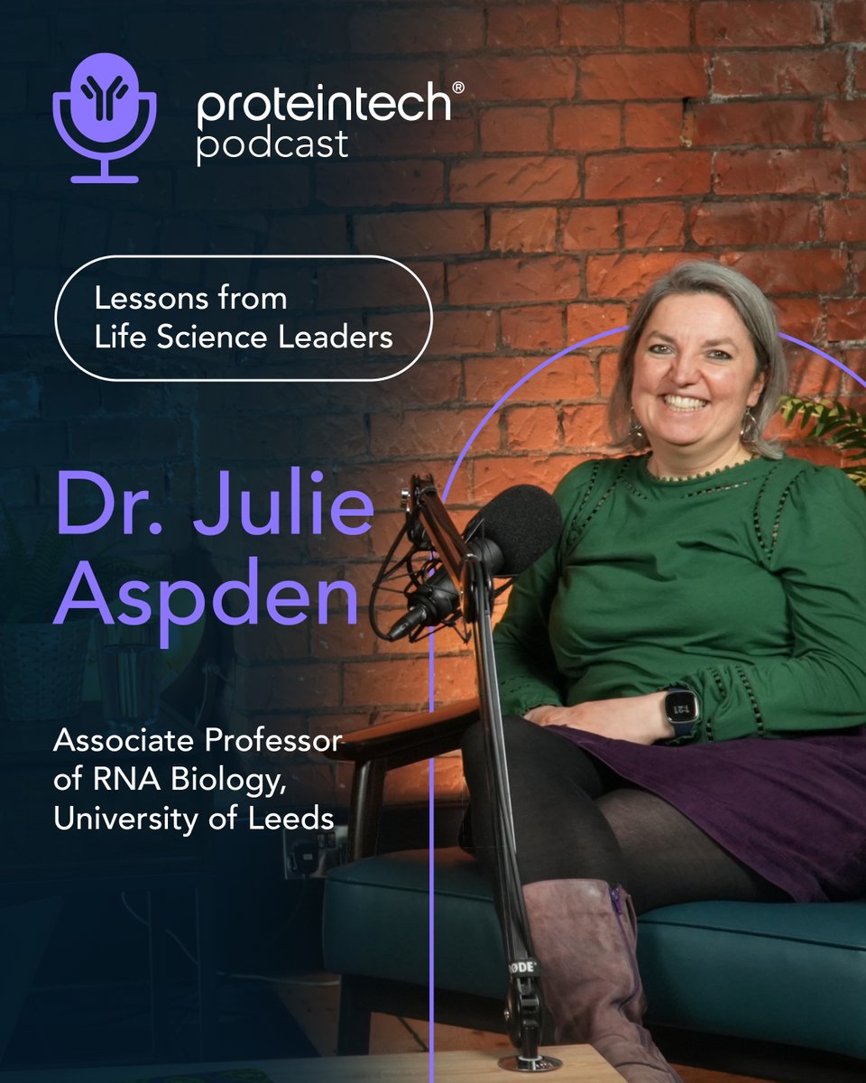 Proteintech Group (@proteintech) on Twitter photo NEW Proteintech Podcast 🎙️
To celebrate #InternationalDayOfWomenAndGirlsInScience here's the first episode feat <a href="/RNA_julie/">julie aspden</a> Assoc. Prof of #RNABiology & advocate for #diversityinSTEM
Listen: open.spotify.com/show/7FPhbSGLl…
#ProteintechPodcast @Ribocode @LeedsOmics @ScienceLeeds NEW Proteintech Podcast 🎙️
To celebrate #InternationalDayOfWomenAndGirlsInScience here's the first episode feat <a href="/RNA_julie/">julie aspden</a> Assoc. Prof of #RNABiology & advocate for #diversityinSTEM
Listen: open.spotify.com/show/7FPhbSGLl…
#ProteintechPodcast @Ribocode @LeedsOmics @ScienceLeeds