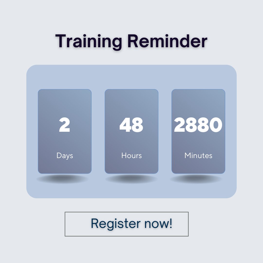 𝐉𝐮𝐬𝐭 𝟐 𝐝𝐚𝐲𝐬 𝐭𝐨 𝐠𝐨!⏳
Enhance your research skills with our 𝐐𝐮𝐚𝐥𝐢𝐭𝐚𝐭𝐢𝐯𝐞 𝐑𝐞𝐬𝐞𝐚𝐫𝐜𝐡 𝐌𝐞𝐭𝐡𝐨𝐝𝐬 𝐈𝐈 training this Saturday! 📚🔍
Haven't registered yet? Secure your spot now: docs.google.com/forms/d/e/1FAI…
Don’t miss this opportunity!