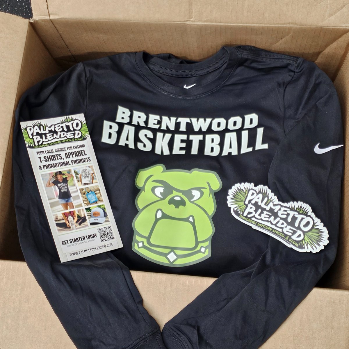 Need custom prints for your team?! We've got your favorite sportswear brands, including Nike, Adidas, Under Armor, Champion and more.. 💪😎

#PalmettoBlended #CustomApparel #ScreenPrinting #CHS #Printlife