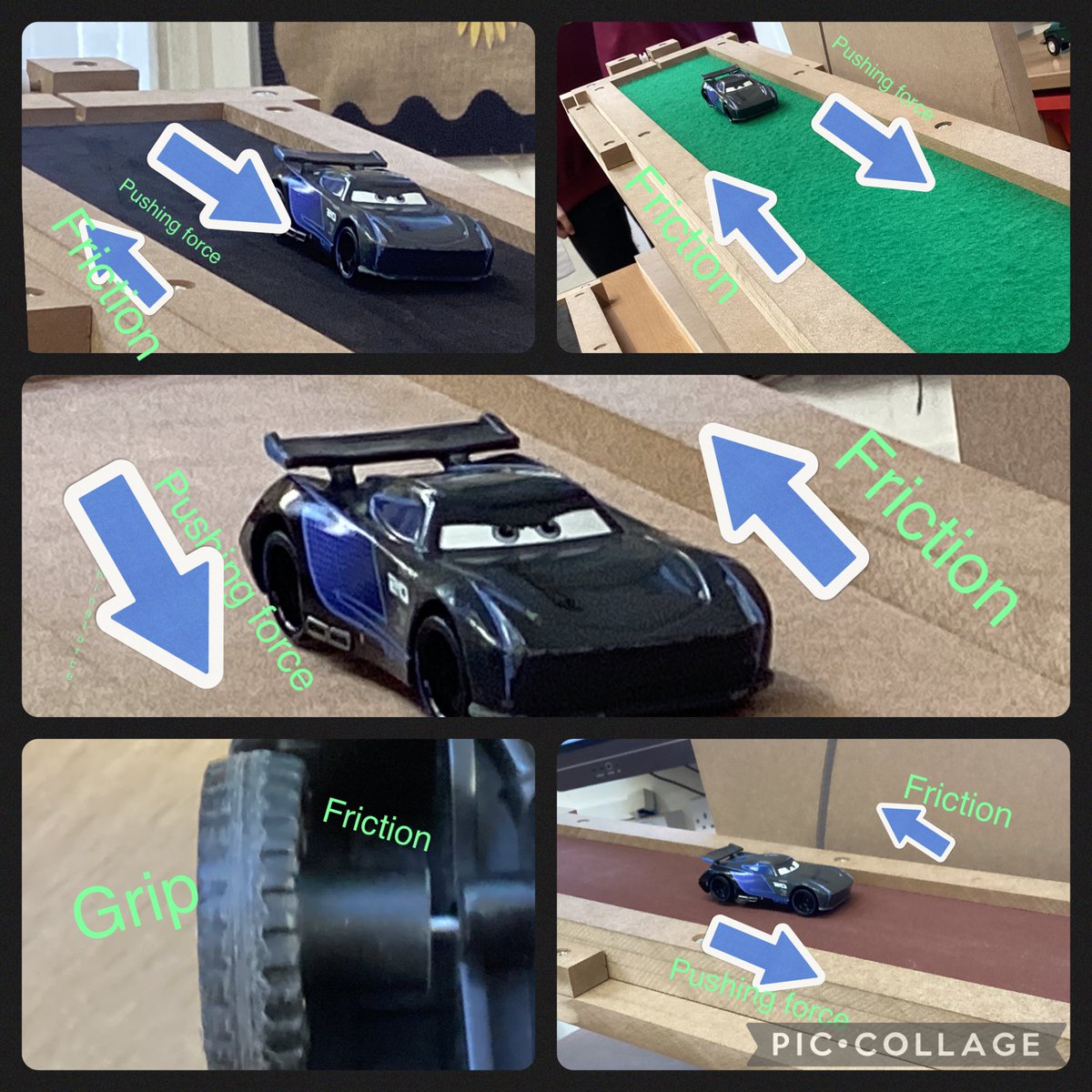 AshingdonAPA's tweet image. Year 5 have been having fun with science today.Learning about friction and how it affects objects 😃!