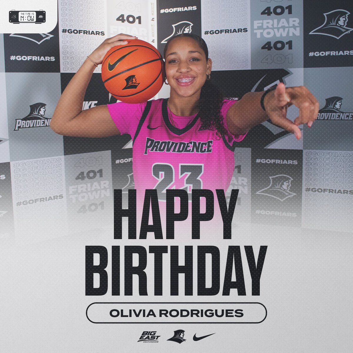 Happy Birthday, Olivia! Can’t wait to have you in Friartown!