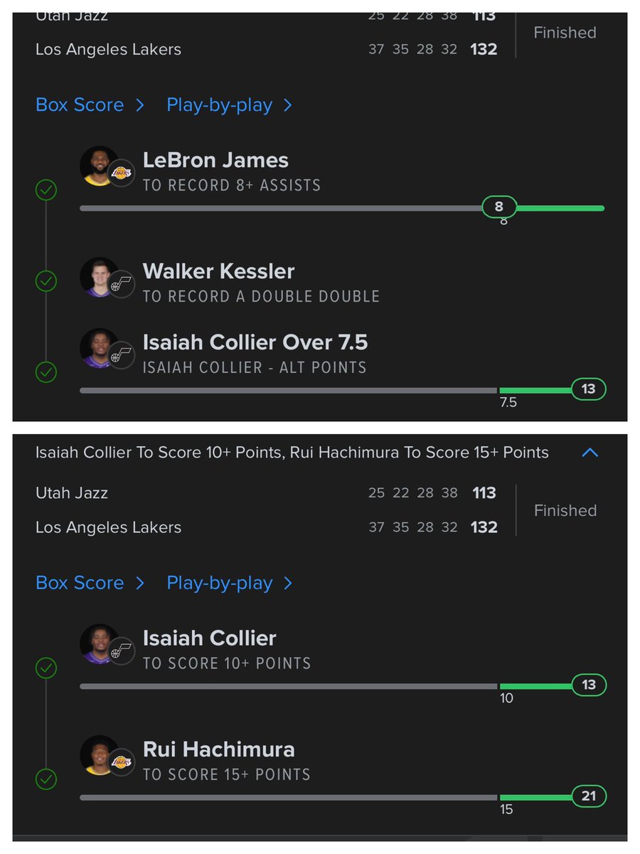 Kevandre8's tweet photo. @a1fantasy23 How about 2 cashes with the GOAT 🤑🤑 https://t.co/0BZ7WziteV