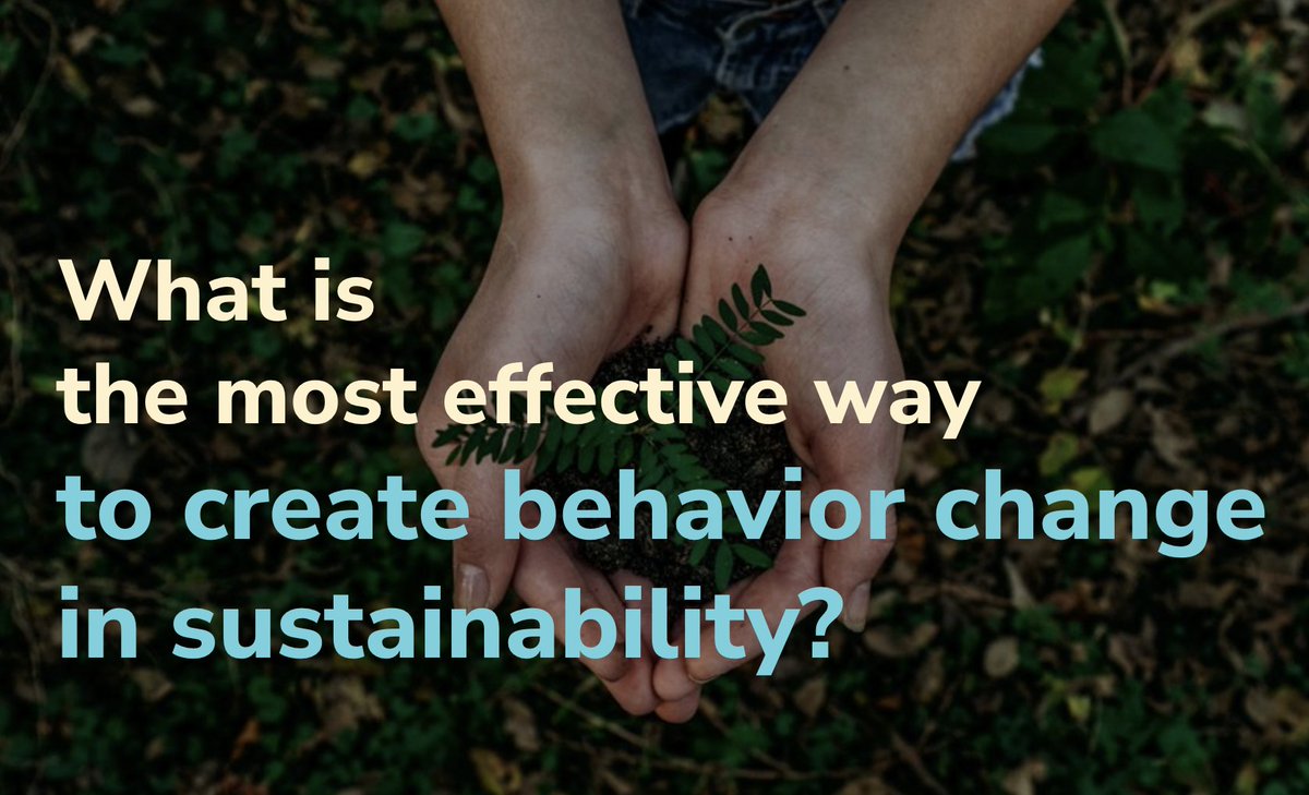 XandY (@xandyresearch) on Twitter photo What is the most effective way to create behavior change in sustainability?
In a massive meta-analysis of 430 scientific experiments (co-authored by our co-founder <a href="/MattGoldberg100/">Matt Goldberg</a>), the aggregated data show that the most effective behavior-change tactics were those that What is the most effective way to create behavior change in sustainability?
In a massive meta-analysis of 430 scientific experiments (co-authored by our co-founder <a href="/MattGoldberg100/">Matt Goldberg</a>), the aggregated data show that the most effective behavior-change tactics were those that