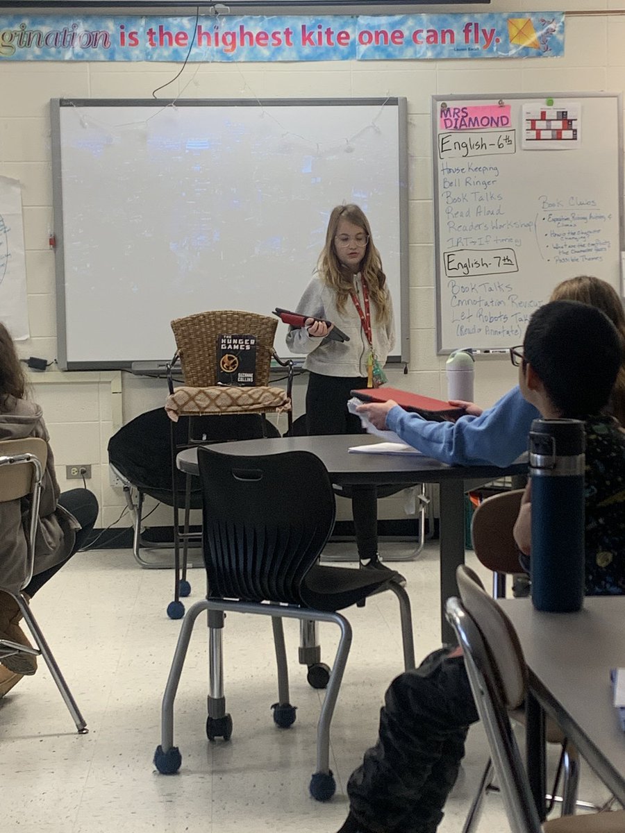 Happening Now: Book Talks in <a href="/English_Rm202/">Mrs. Diamond</a> <a href="/Prairie220/">BMS Prairie Campus</a>! <a href="/barrington220/">Barrington 220</a> #ThePlaceToB