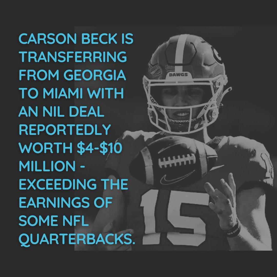 rootnoteco's tweet image. College athletes like Carson Beck are starting to put NIL opportunities first instead of jumping straight into pro careers. The move helps maximize their earnings and build their brands and it’s opening a whole new playbook for college sports.

#nil #carsonbeck #athletes