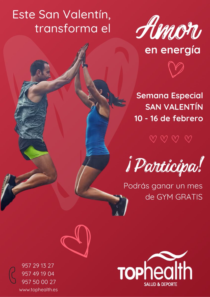 Del 10 al 16 de febrero, os invitamos a celebrar el amor y la amistad en nuestra Semana Especial de San Valentín, para ello hemos preparado una serie de actividades especiales, grandes promociones y concursos