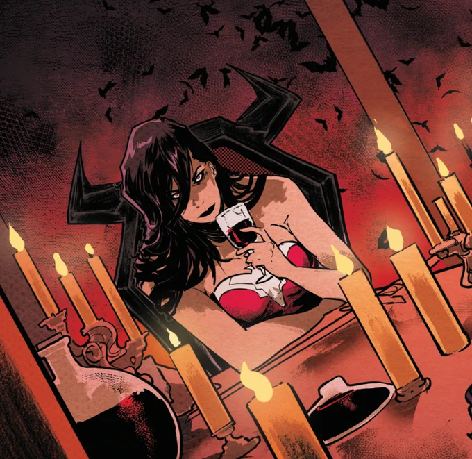TOMORROW! Don't miss this issue!"DC vs.  World War V – Darkness and Light" 