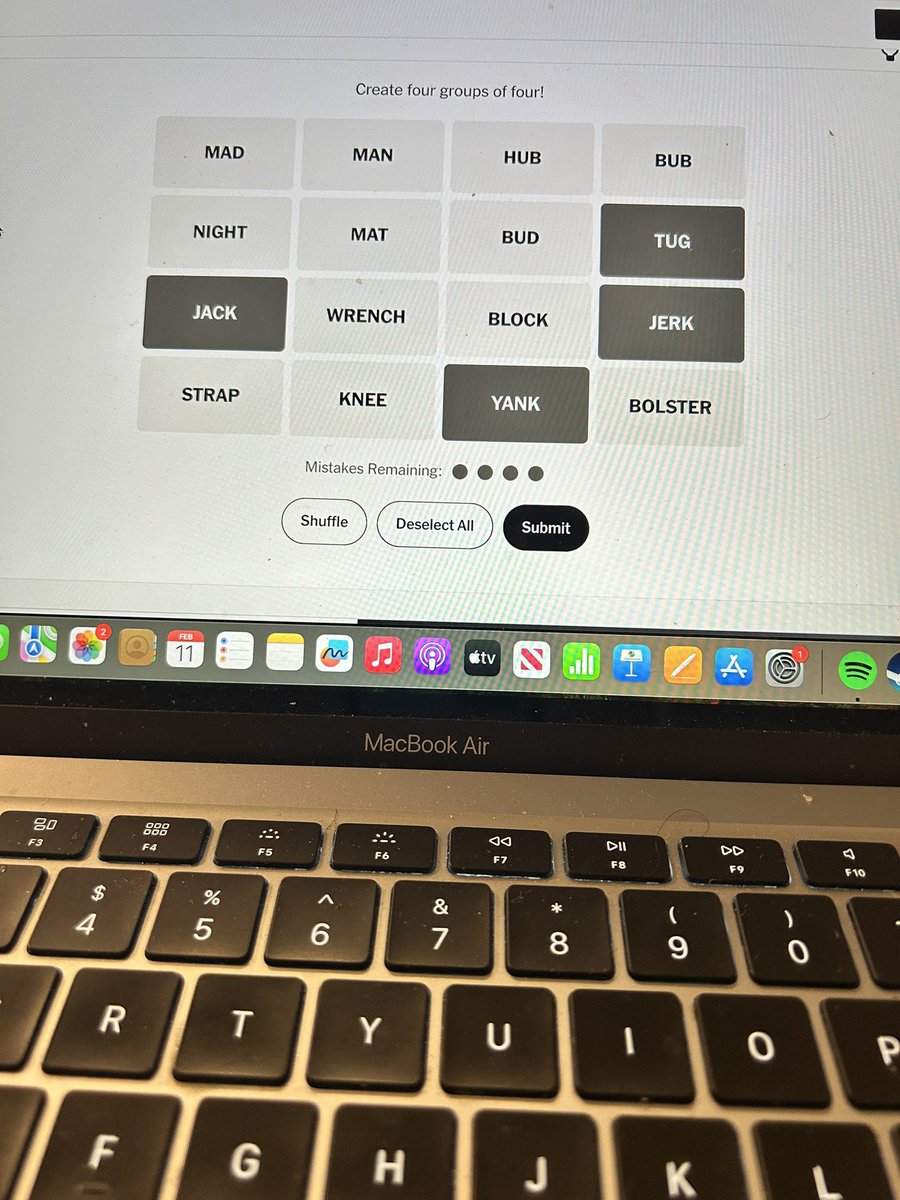 Not sure why connections said this was wrong