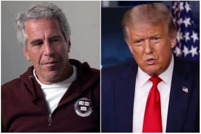 Real_Ames's tweet image. 📢  In case you are not already informed...

-Yes, President Trump  knew Epstein. He admitted it himself. 
-The photos of them together are from before 2003.

-In 2004 Trump not only barred Epstein from Mar-a-lago estate, he also placed a bid on property (and won) in Palm Beach…